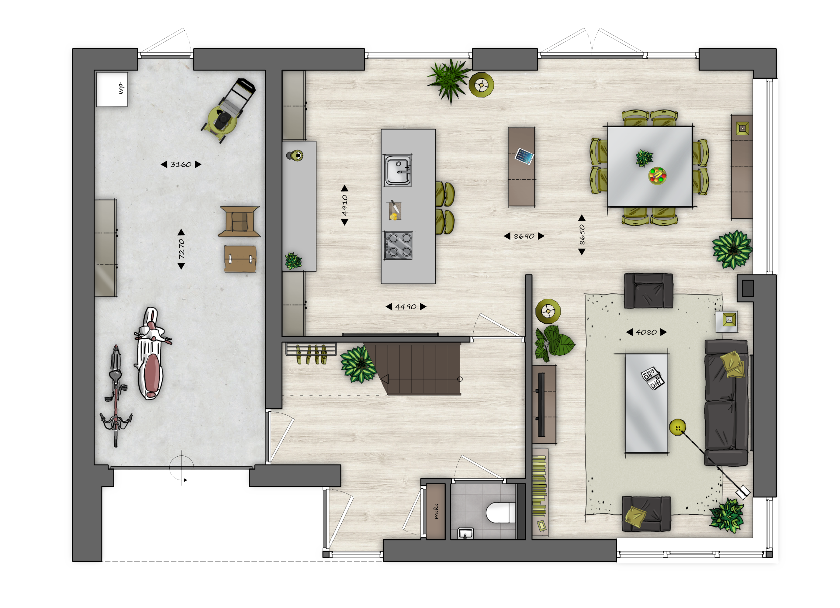 De Parelwoning 11 plattegrond